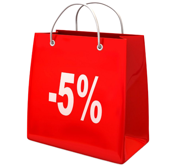 Скидка 5% при первом обращении